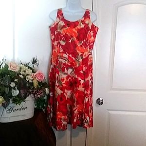 Karin Stevens multi color dress. (147)